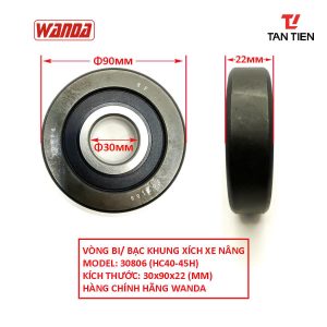 Bạc đạn xe nâng 30x90x22