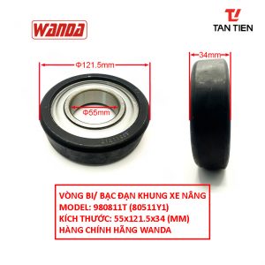 Bạc đạn xe nâng 55x121.5x34