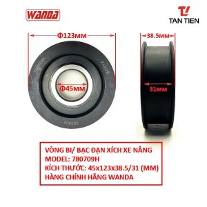 Bạc đạn xích 45x123x38.5H
