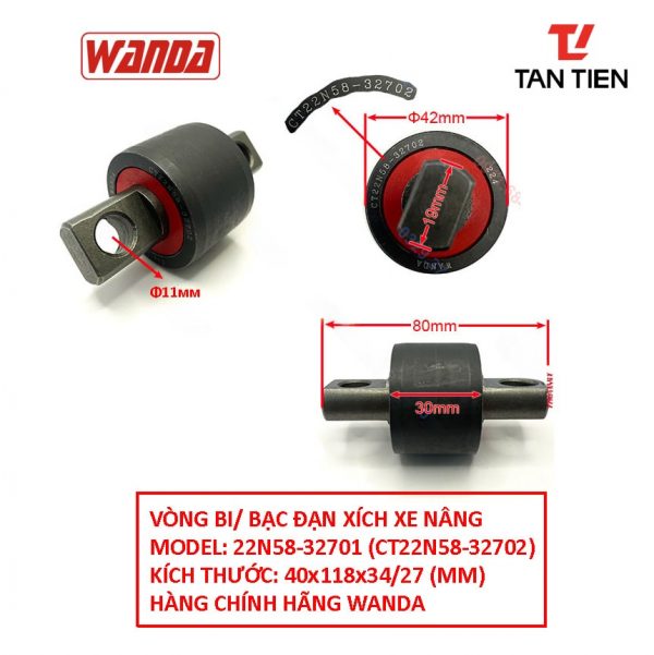 Con lăn xe nâng CT22N58-32702