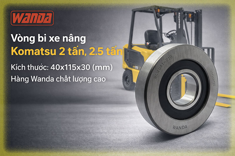Vòng bi Komatsu 40x115x30