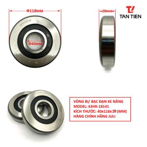 Vòng bi xe nâng 40x118x28