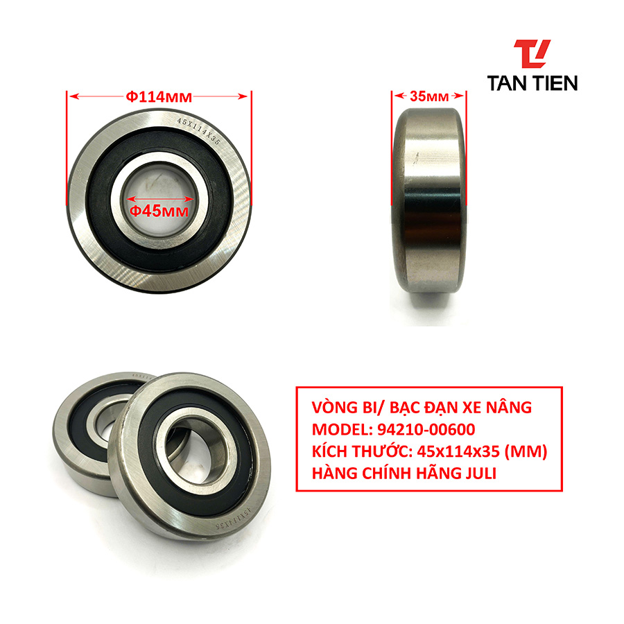 Vòng bi xe nâng 45x114x35 Vòng bi xe nâng 45x114x35