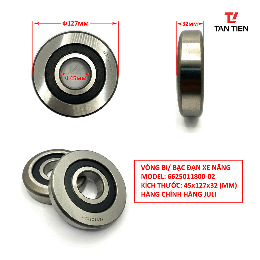 Vòng bi xe nâng 45x127x32 Vòng bi xe nâng 45x127x32