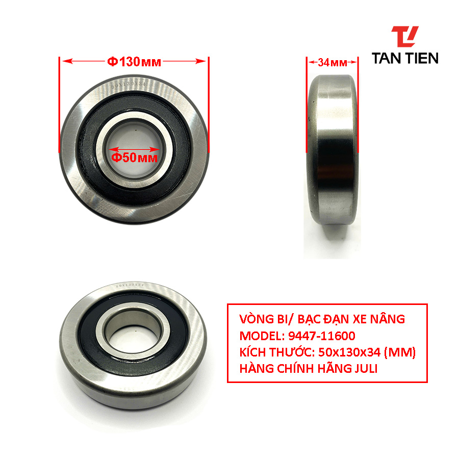 Vòng bi xe nâng 50x130x34 Vòng bi xe nâng 50x130x34