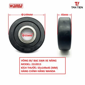 Vòng bi xe nâng 55x149x45