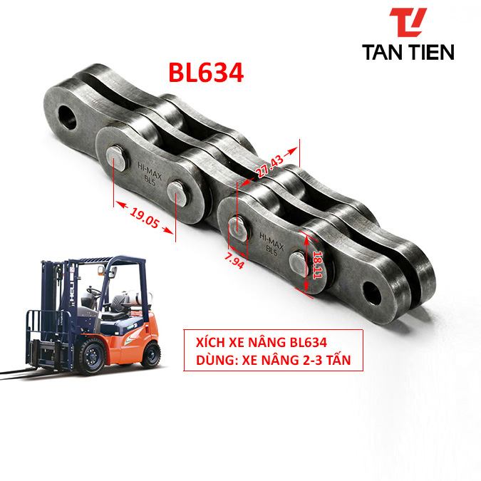 Xích xe nâng 2.5 tấn Xích xe nâng 2.5 tấn